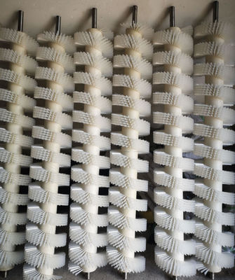 ROSH Customized Size Conveyor Cleaning Brush Various Shape Filament Cylindrical Roller Brush