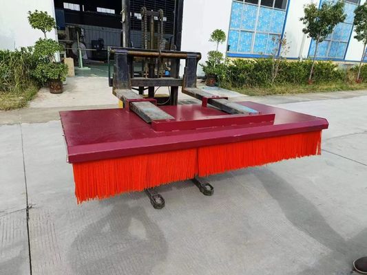 Forklift Street Sweeper Brush Sweeper Broom Road Street Cleaning Brush For Forklift Attachment