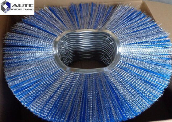 Mixed Large Industrial Sweeping Brushes Crimpled Steel Wire OEM Accepted