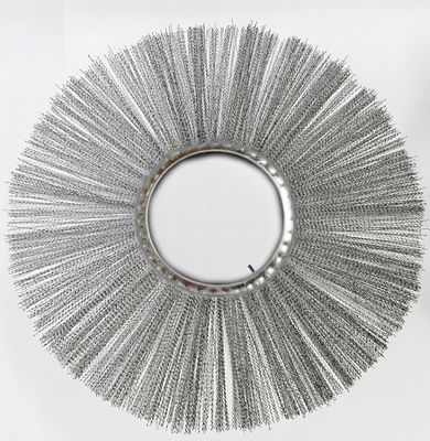 1.5mm Thickness Steelwire Convoluted Microfiber Sweeper Roller Brush
