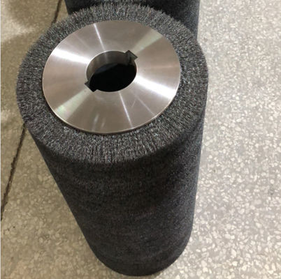 ISO9001 15mm Bristle Length  Polishing Industrial Roller Brush
