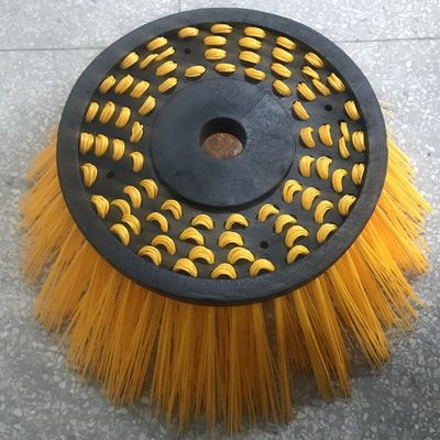 ID55 OD400mm PP Disc Plate Road Sweeper Side Broom bending resistance