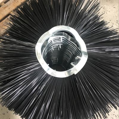 Poly Wafer Road Sweeping Machine Brushes Truck Attachment Convoluted Shape